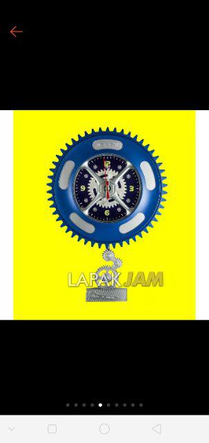 Jam Dinding Esa E29 Quartz Movement Bandul Diameter 28cm Bagus