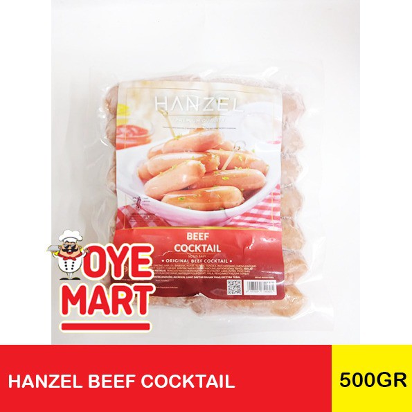 HANZEL BEEF COCKTAIL 500GR / SOSIS SAPI PREMIUM