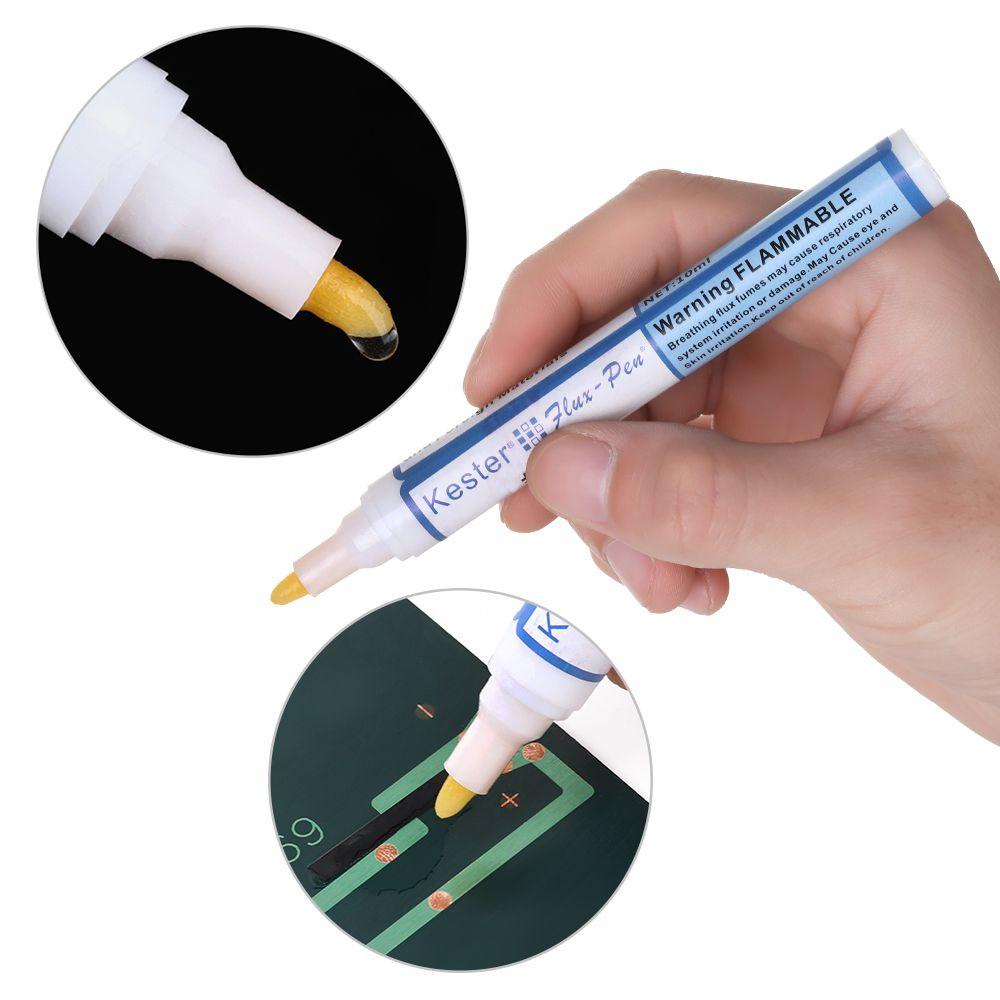 Solighter 2pcs Flux Pen Berguna Tidak Bersih Permukaan Dudukan Solder Pen