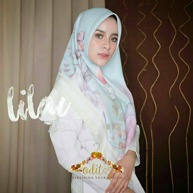 Oditee premium voal import 💕 LILAC Scarf 💕