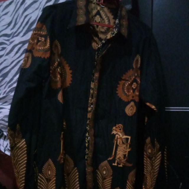 Kemeja Batik Pria Lengan Panjang Motiv Jokowi Seragam Guru Dan Kantor Bahan Katun Adem Di Pakai Ser