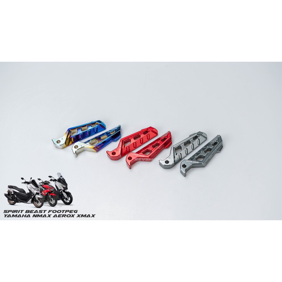 SPIRIT BEAST FOOTPEG YAMAHA NMAX AEROX XMAX - RED