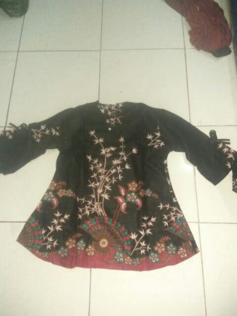 Maura Couple - Sania Ruffle Batik Couple Ori Alkhalis Garansi Termurah Shopee - Couple Kipas