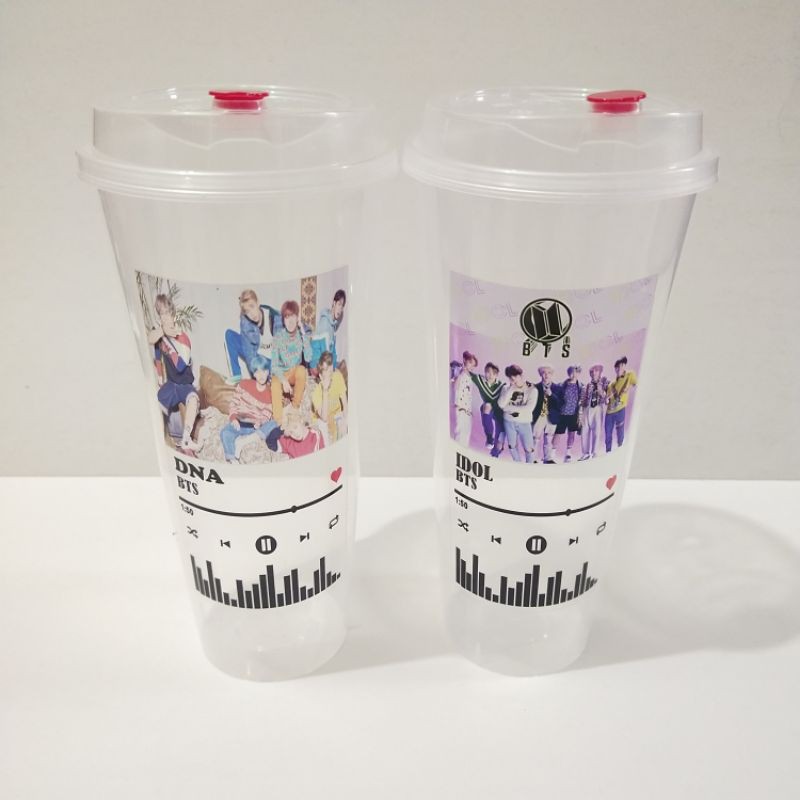 [ MHN BACA DESKRIPSI PRODUK ] Reusable Cup Spotify Kpop