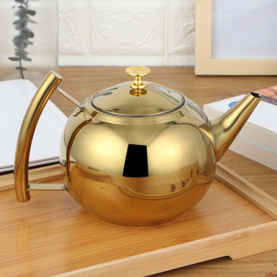 Kettle Teko Air Teh Kopi Water Teapot 1 Liter with Filter - HS4060