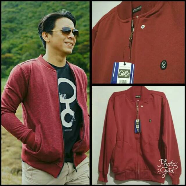 M Jaket Bomber Ariel Noah Zipper Greenlight GRLT