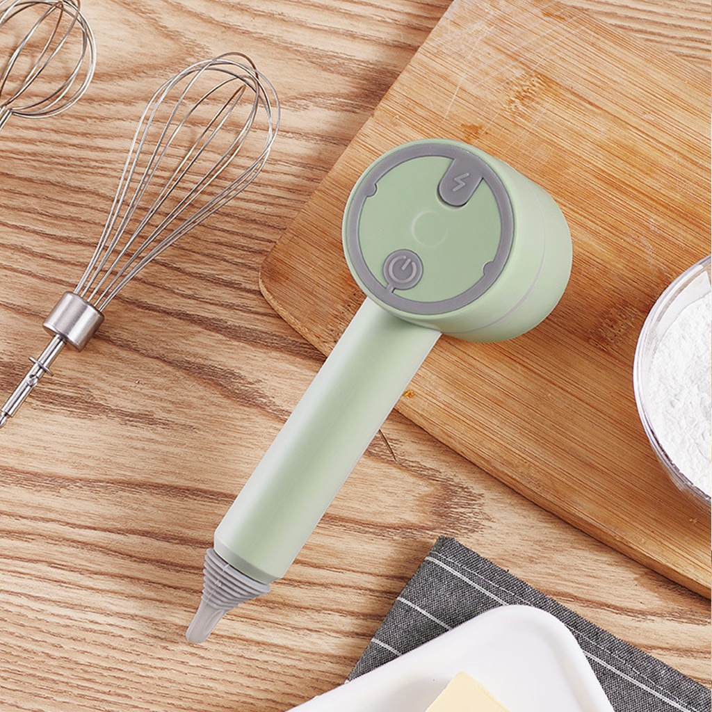 Hand Mixer 3 Mode Blender Portable Multifungsi Viral USB Wireller Blender Tangan Pengocok Telur Electrik Meat Grinder Pengaduk Daging Serbaguna Charger Electric Food Rechargeable Handheld Milk Frother Machine Kitchen Dough