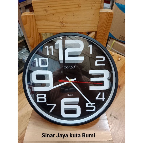 Jam dinding ogana hitam DG. 901T