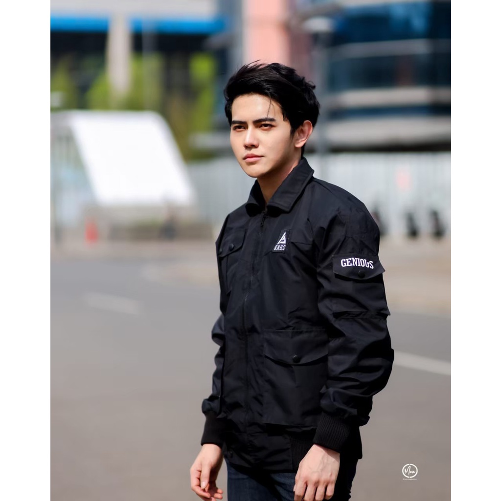 [SIAP KIRIM] Flight jaket / jaket vintage / jaket bomber casual / jaket pilot wolv kanvas original