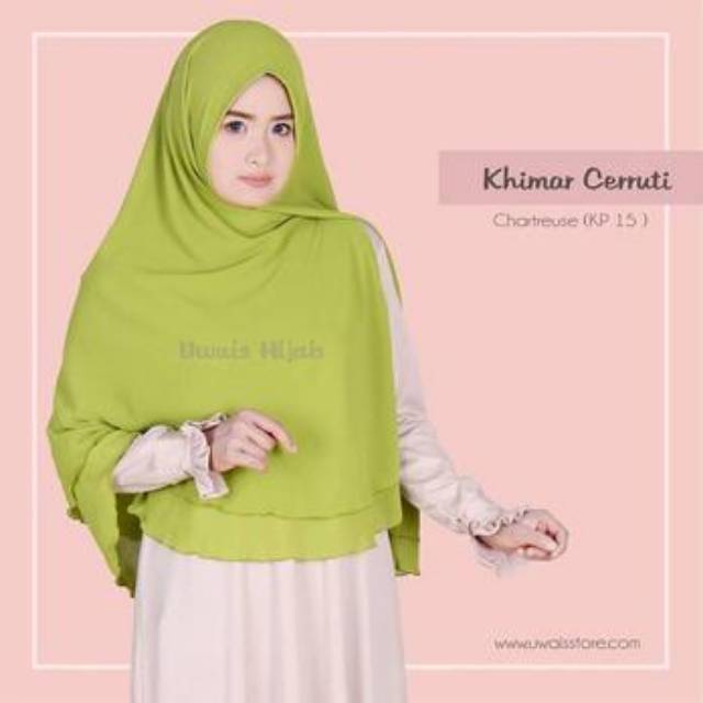 Khimar polos Uwais Hijab