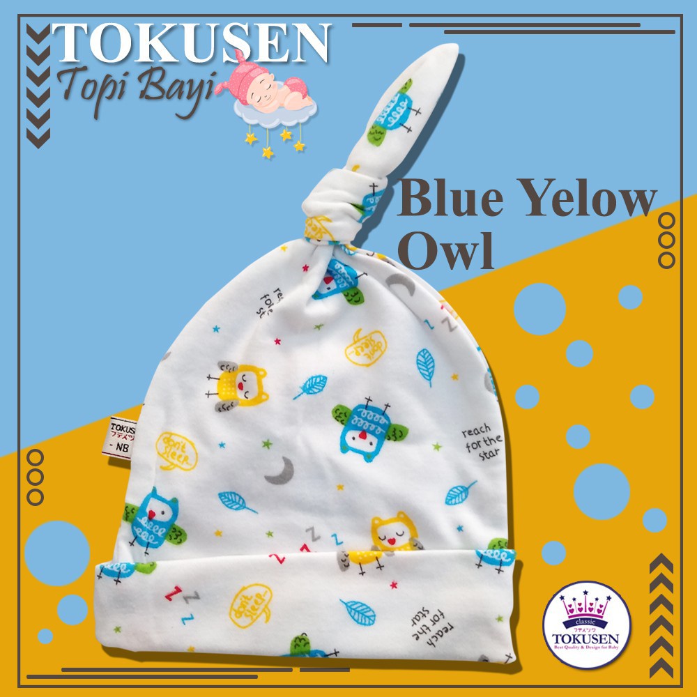 Topi Bayi VELVET TOKUSEN Velvet Junior Newborn Baby Hat nb new born bayi batu lahir