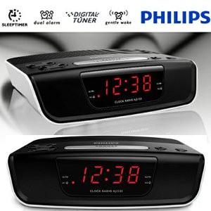 Philips Radio Clock alarm AJ3123 Digital Tuning radio FM Termurah