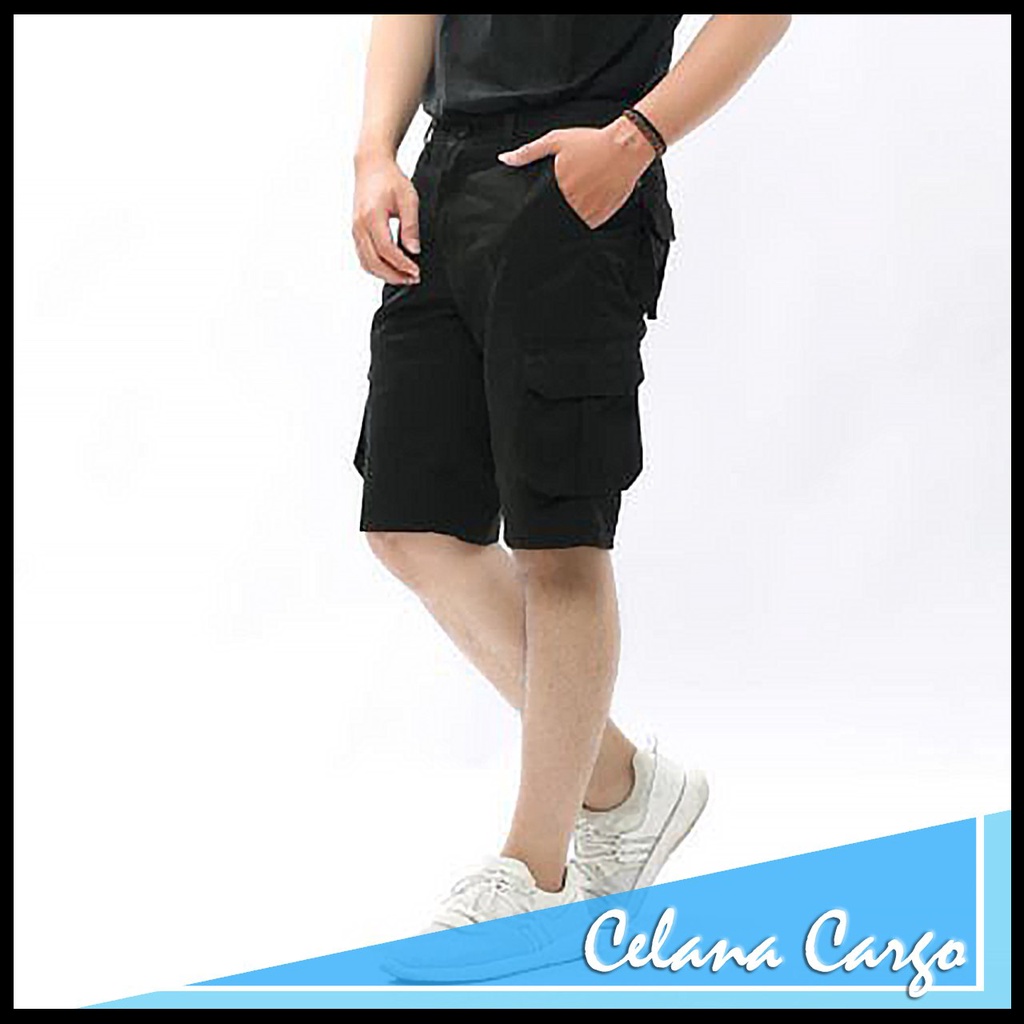 celana cargo GONDOKUSUMO pendek standar&jumbo size 27-38