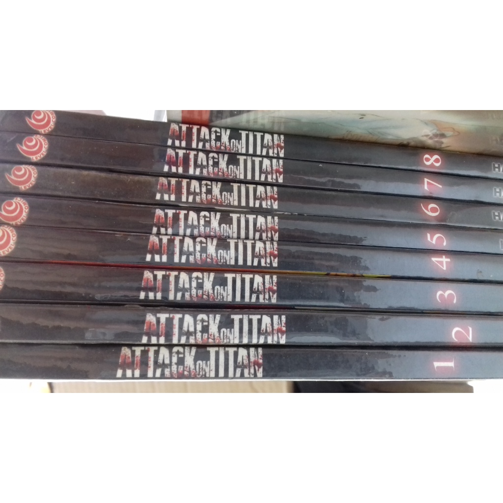 Komik Attack on Titan set vol 1-8