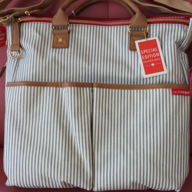 skip hop army diaper bag