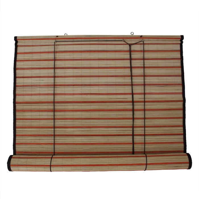 90cm x 180cm Krey Rotan Orange , Tirai Rotan, Gorden Rotan