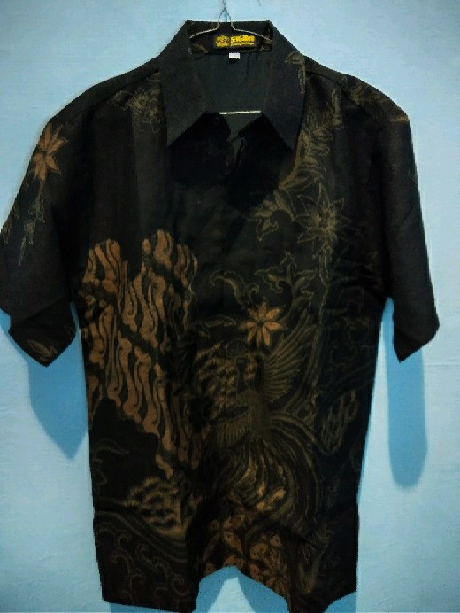 Kemeja Batik Pria Bahan Katun Premium Reguler Fit Prabu E010