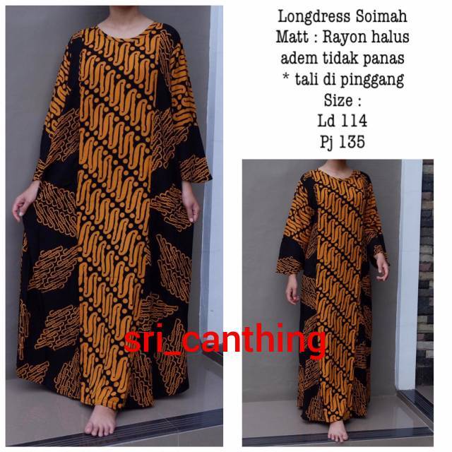 BATIK - LONG DRESS GAMIS SOIMAH
