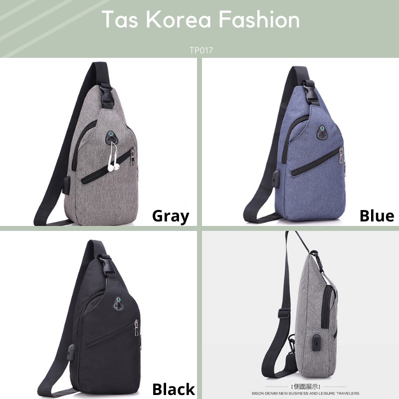 Tas Cowok / Pria untuk Dada / Punggung / Pinggang / Selempang sling model terbaru import TP017