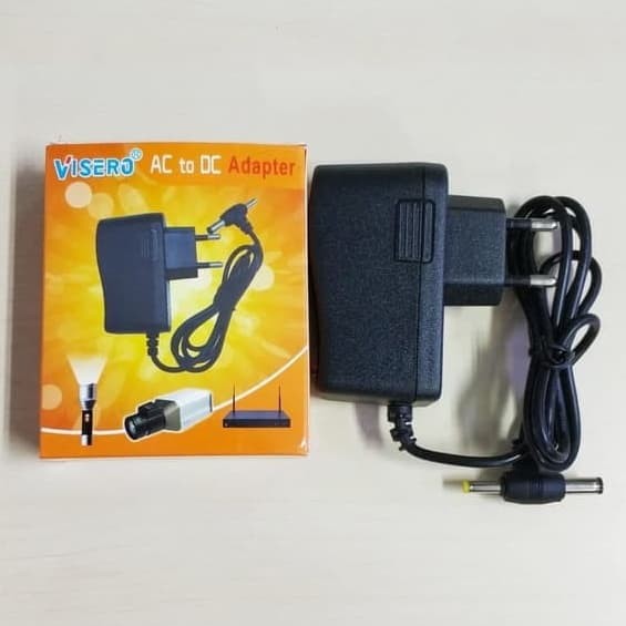 adaptor 12v 1a double jack