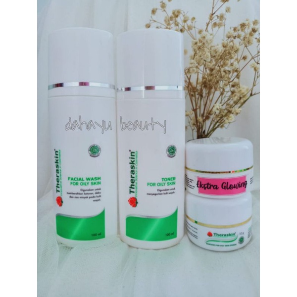 THERASKIN PAKET OILY EKSTRA GLOWING