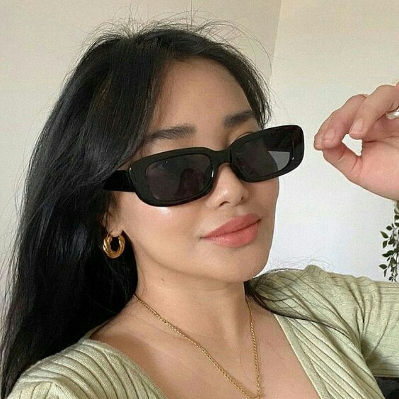 Basic Square glasses by tshirthetic / kacamata hitam aesthetic 90s retro vintage