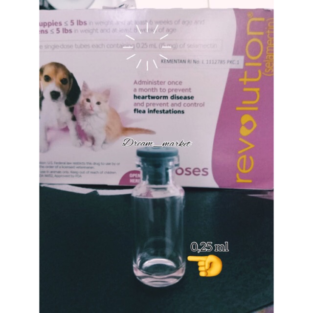 Revolution kitten & puppy obat tetes kutu | Shopee Indonesia