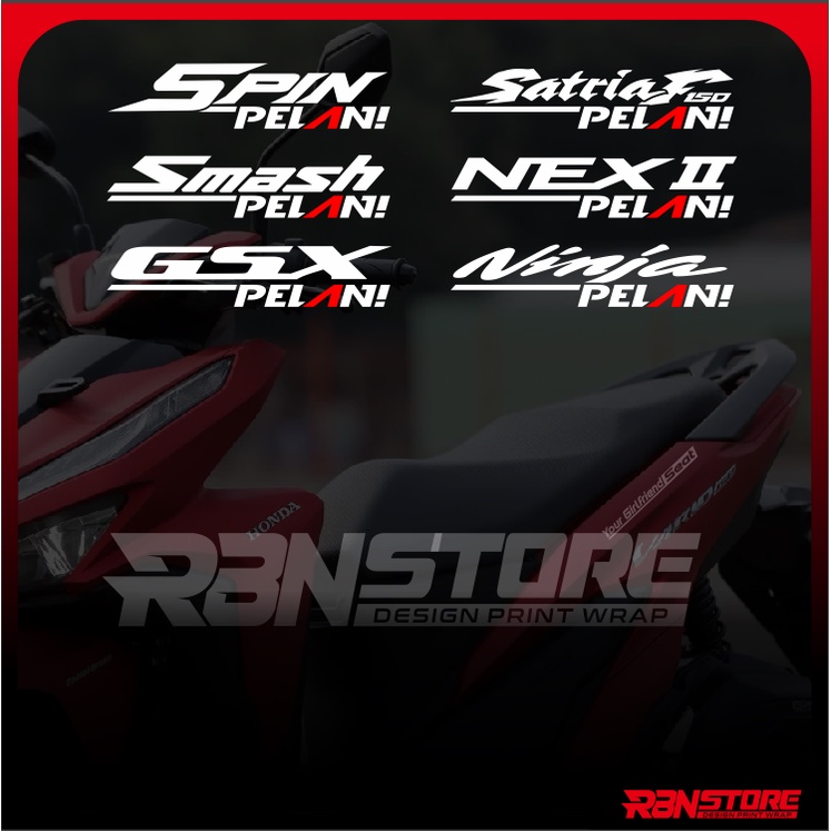 STIKER VARIASI PELAN ! MOTOR YAMAHA NMAX, AEROX, MIO DAN CUSTOM CUTTING STICKER HOLOGRAM DAN WARNA SOLID