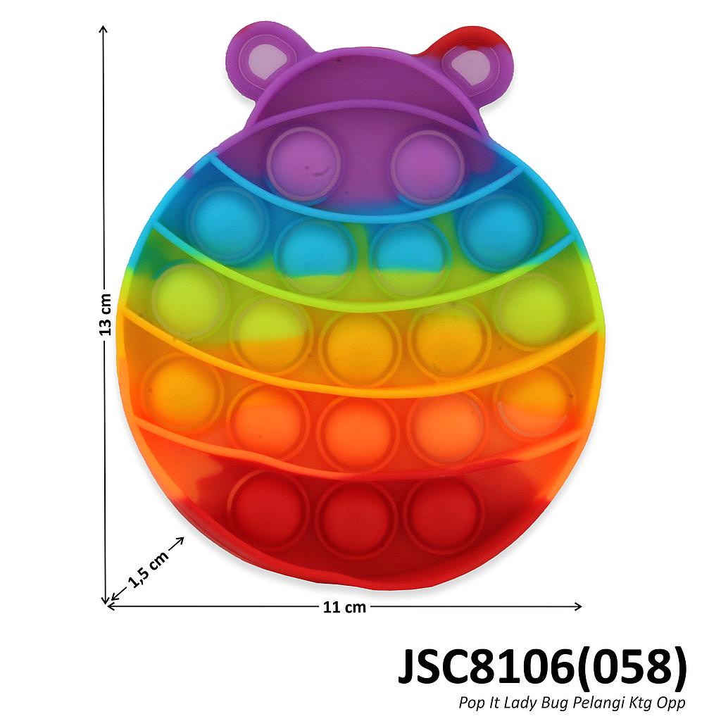POP IT RAINBOW Mainan Anak Fidget Toys Game Toys-LADY BUG
