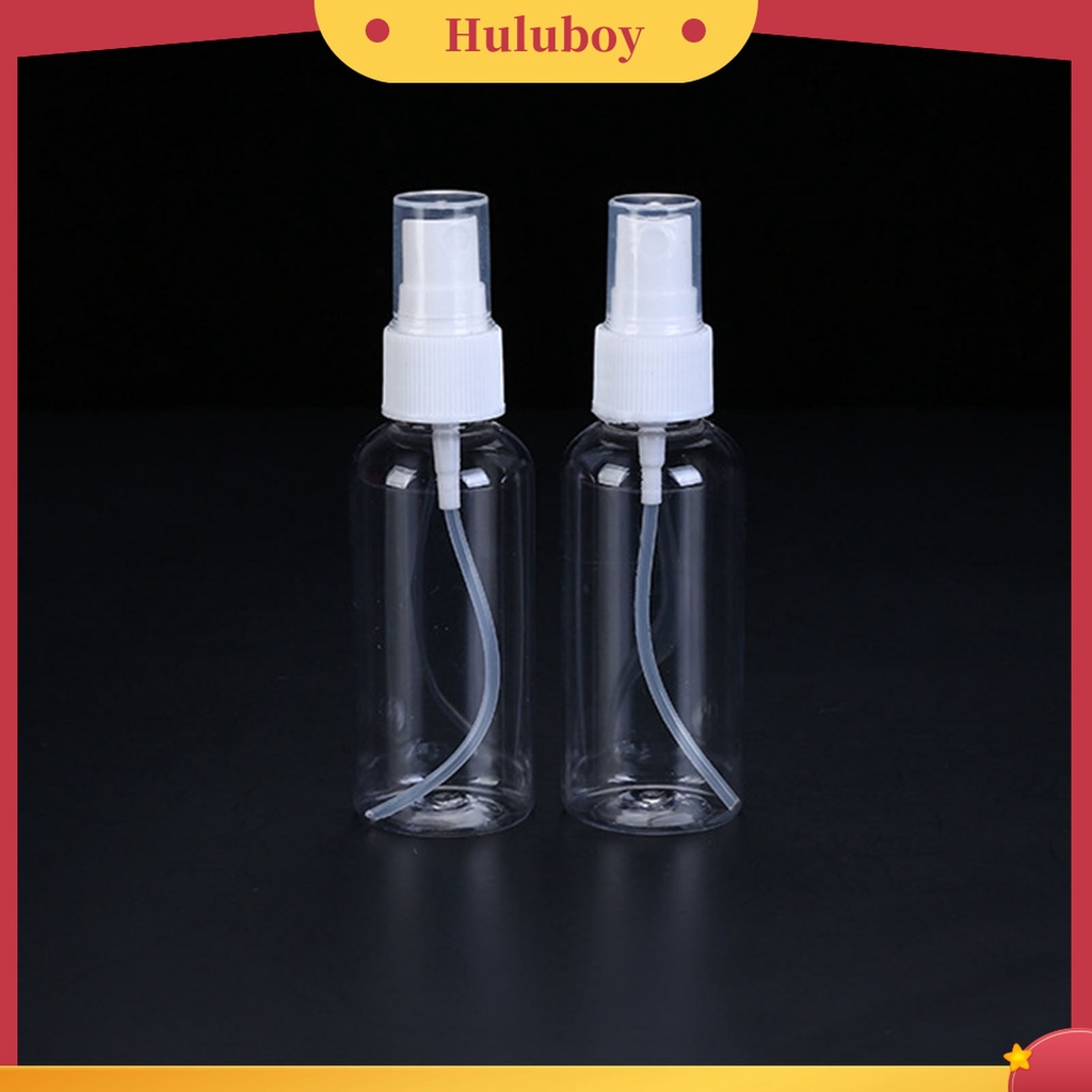 Huluboy Huluboy♡ 10pcs / 5Pcs Botol Semprot Isi Ulang Ukuran 60ml Anti Bocor Untuk Makeup