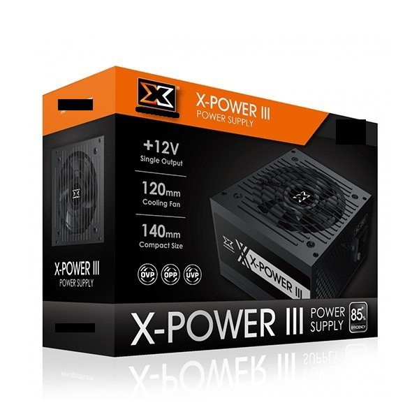 Power supply Pc xagatek 450 watt Atx x-power III 3 12cm fan PFC - Psu gaming 450w Xpower for cpu