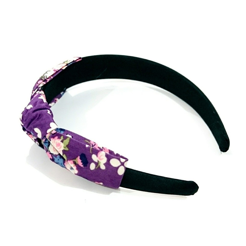 bando pita motif bunga (mobu)