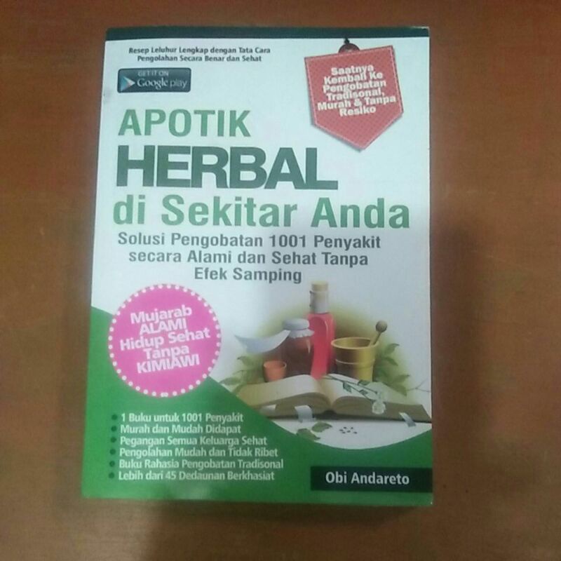 BUKU APOTIK herbal diSekitar Anda