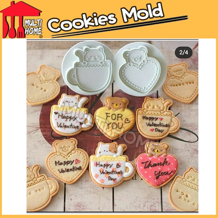 Cookie Mold / Cetakan Kue With Cutter