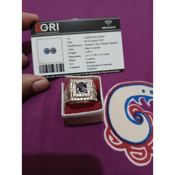 Natural Color Change Sapphire