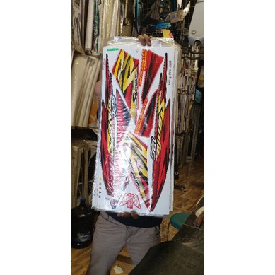 striping sonic merah