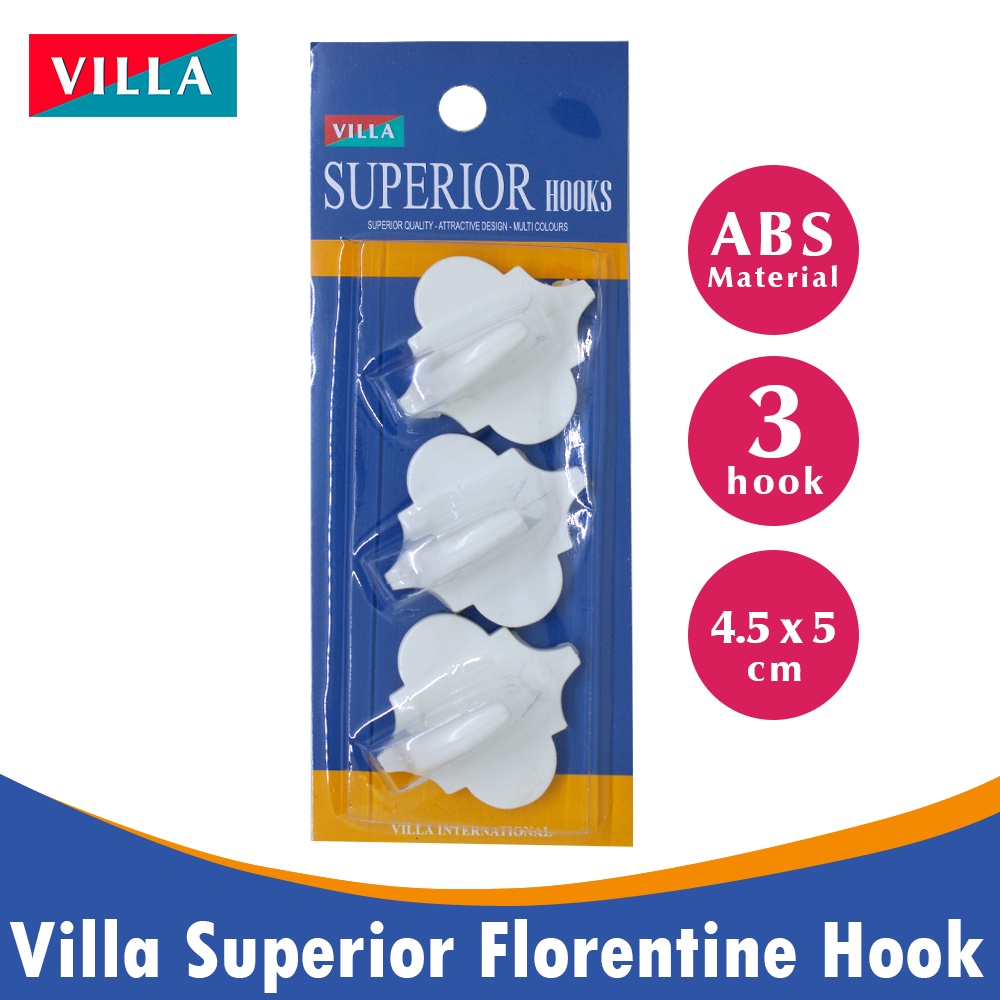 KtmStore Villa Superior Florentine Hook 1500 Gantungan baju Tempel 2201-1500