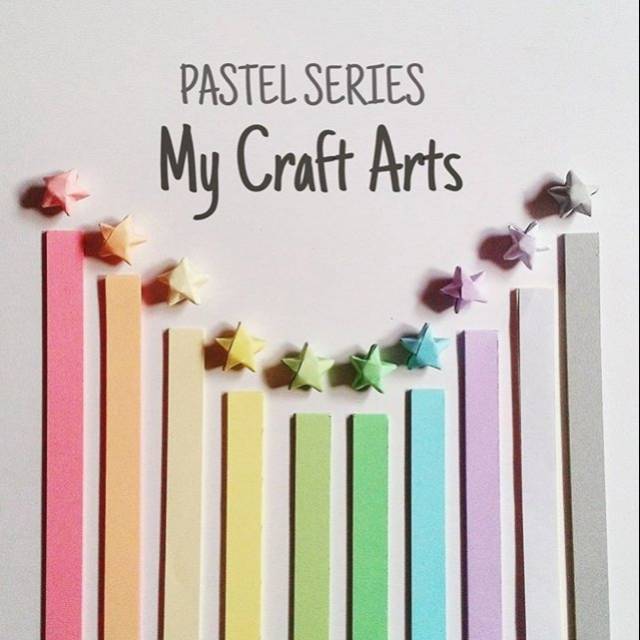 pastel origami paper