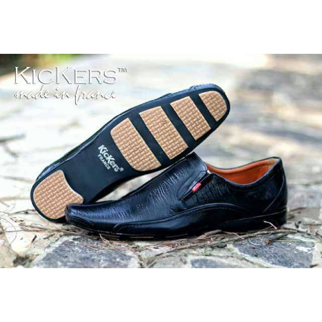 CASUAL KERJA FORMAL TERBARU - Sepatu pesta kerja kulit pria pantofel kickers grade original