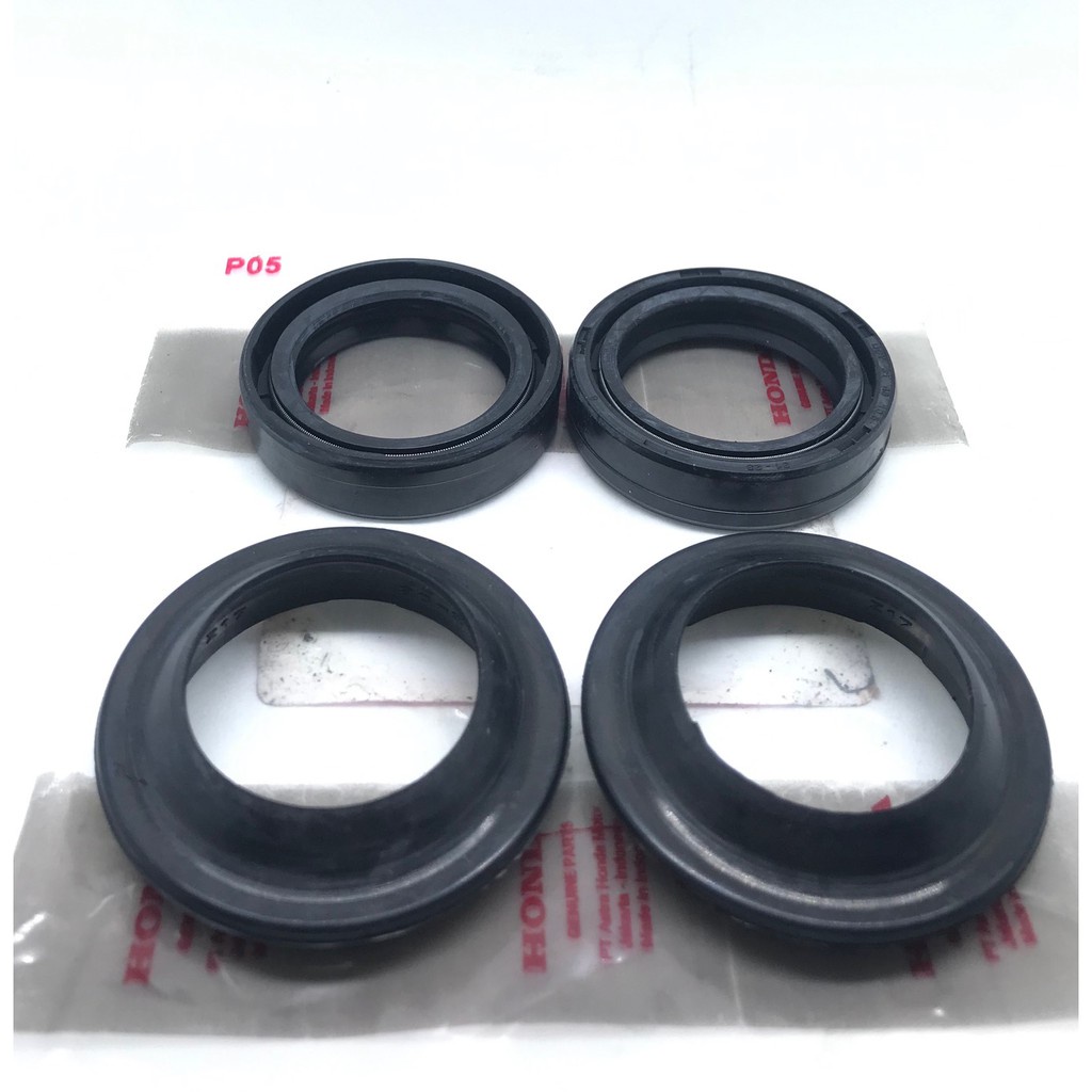 SEAL SHOCK DEPAN + TUTUP DEBU GL PRO/CB150R/TIGER/MEGAPRO/VERZA