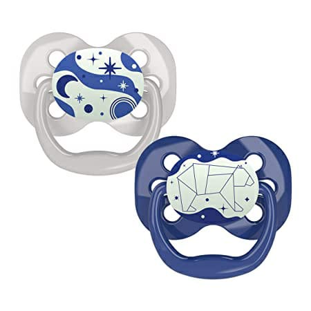 Dr Brown's Advantage Pacifier Glow In The Dark 2pcs 0-6m - 12005