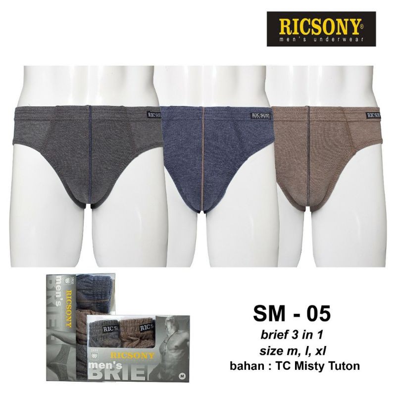 CELANA DALAM RICSONY 3IN1 SM-05