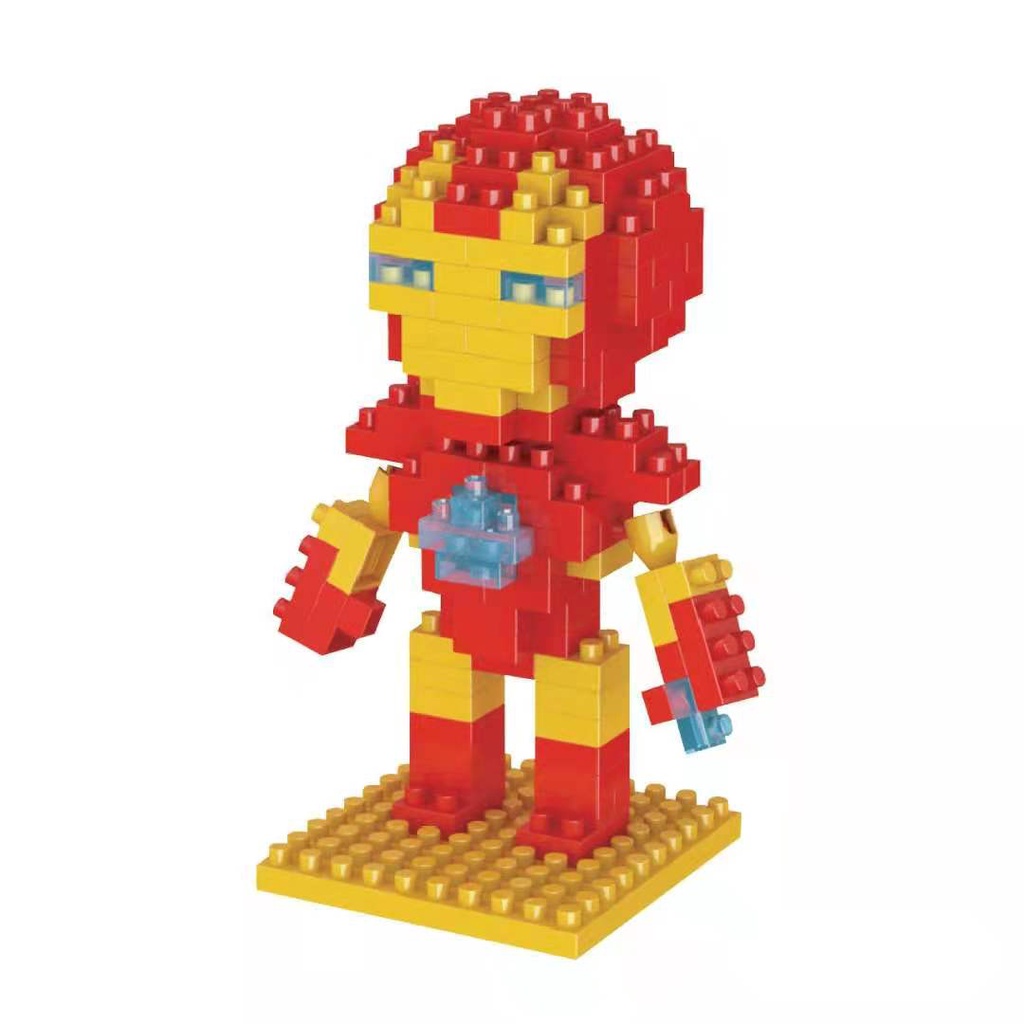 Mainan Lego Minifigures Marvel Super Heroes Iron Man Thor Hulk Spiderman Batman Untuk Hadiah