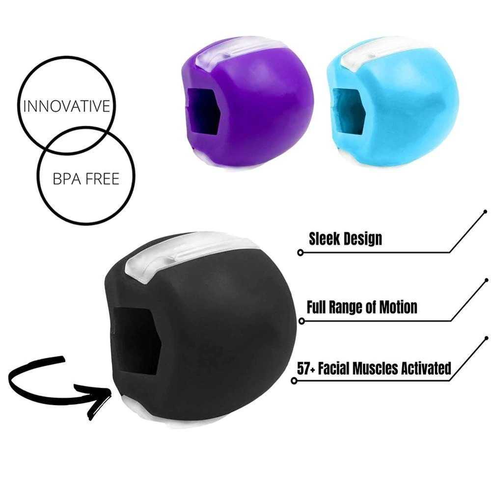 Alat latihan Rahang Jaw Exercise Silicone Training Ball MBQ-001-4