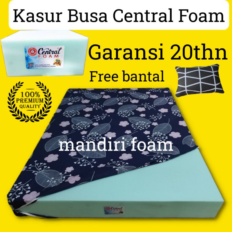 Kasur Busa Central Garansi 20 Tahun Tebal 15 20 25 30 Kasur Busa