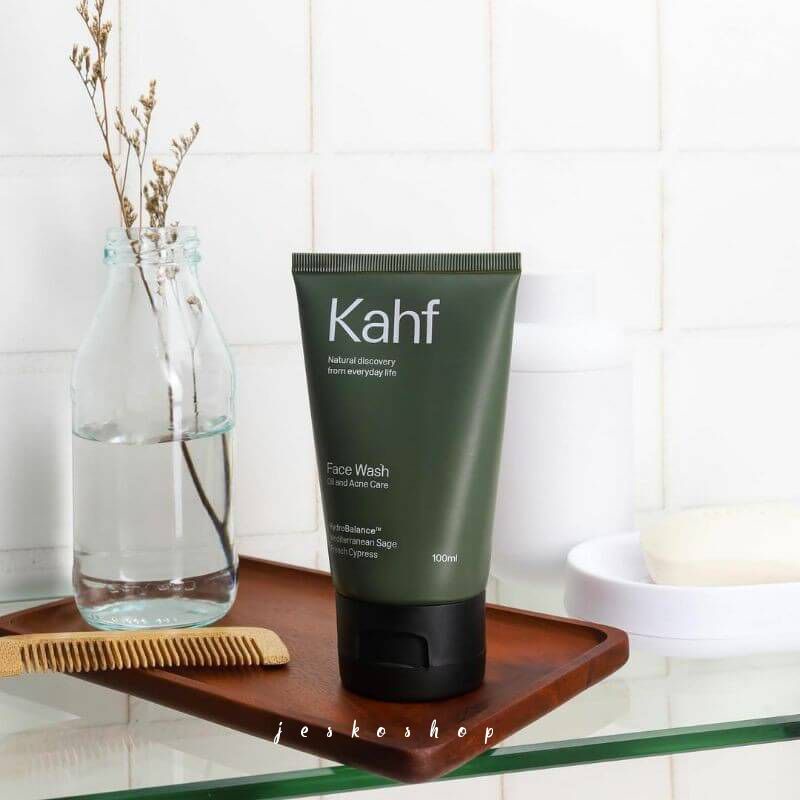 KAHF OIL AND ACNE FACE WASH / pencuci muka berjerawat pria / pwncuci muka pria