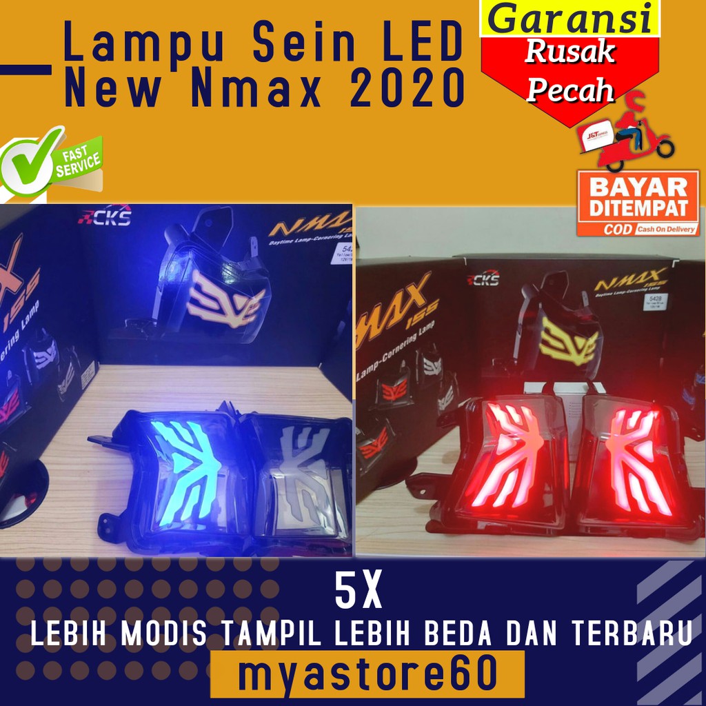 Lampu Sein LED New Nmax Lampu Sen Sein Running New Nmax Aksesoris Variasi Yamaha Nmax