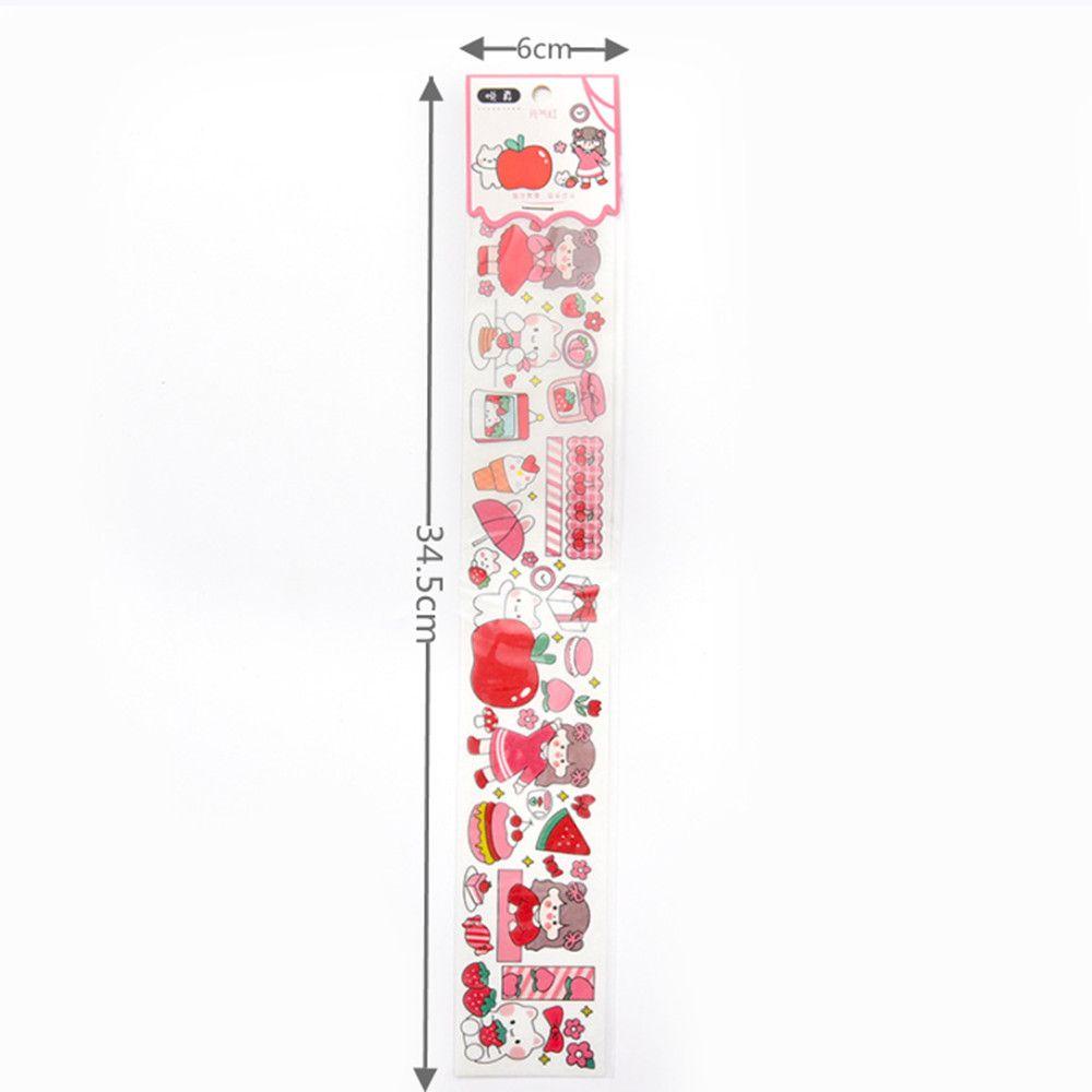 Solighter Kartun Lucu Kreatif DIY Craft Notebook Album Jurnal Washi Paper