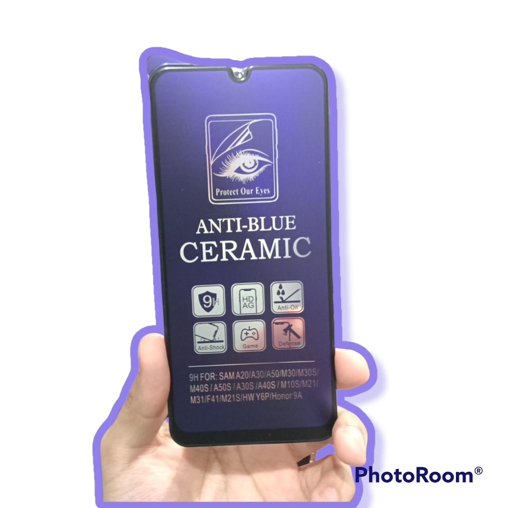 CMAB Samsung A20 / A30 / A30S / A50 / A50S / M30S / M31 Ceramic Matte Anti Blue Anti Gores Glare Full Layar