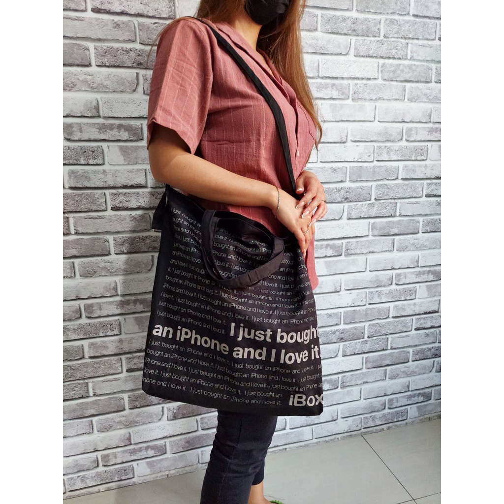 Shopping Bag Tas Belanja Tote Bag Goodie Bag Ibox Iphone